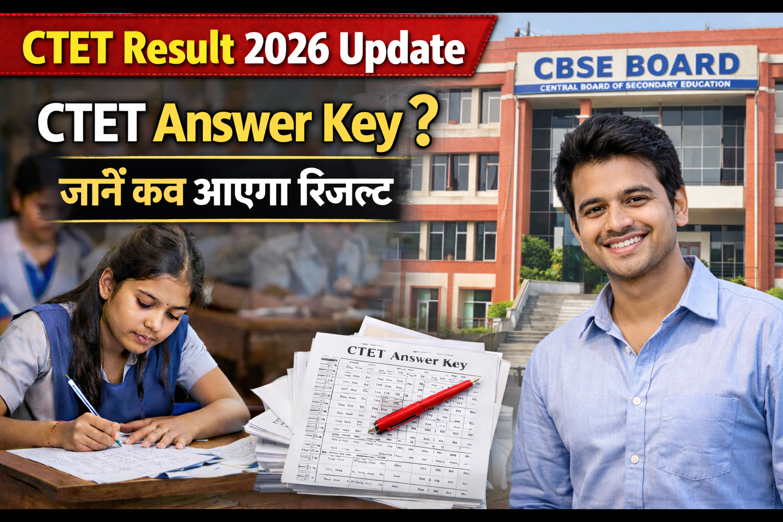 CTET Answer Key 2026 (Out Soon): CTET प्रोविजनल Answer keyआज होगी जारी, यहाँ से देखें