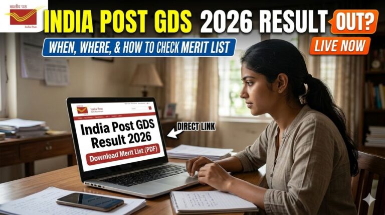 India Post GDS Result 2026 : When Where And How To Check Merit List