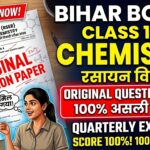 1 July Class 12th Chemistry Original Question Paper Quarterly exam 2026